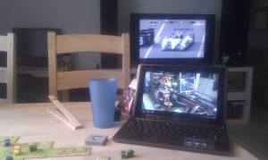 F1 on the Asus EeePad Transformer on BBC iPlayer via VPN and 24h Le Mans on the tv F1 on the Asus EeePad Transformer on BBC iPlayer via VPN and 24h Le Mans on the tv